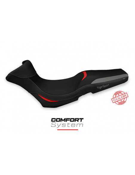 Housse de selle compatible Triumph Tiger 1050 Sport (13-20) modèle Gergei special color comfort system