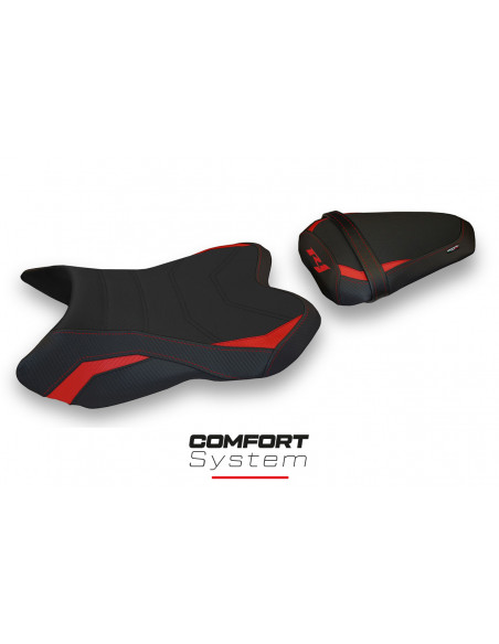Funda de asiento compatible con Yamaha R1 (07-08) modelo Marstal 1 comfort system