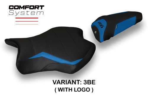 Rivestimento sella compatibile Yamaha R6 (17-22) modello Alba 2 comfort system