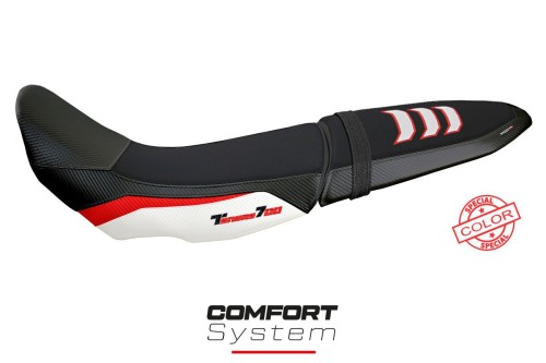 Funda de asiento compatible con Yamaha Tenere 700 (19-22) modelo Gulfi ultragrip comfort system