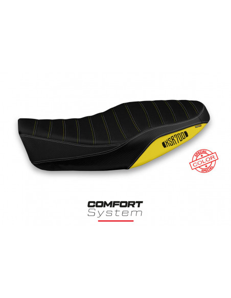 Funda de asiento compatible Yamaha XSR 700 (16-20) modelo Dagda special color comfort system