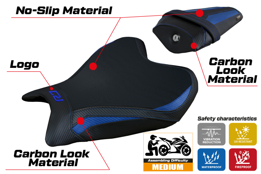 Sitzbezug kompatibel Yamaha R7 (21-22) Modell Thera
