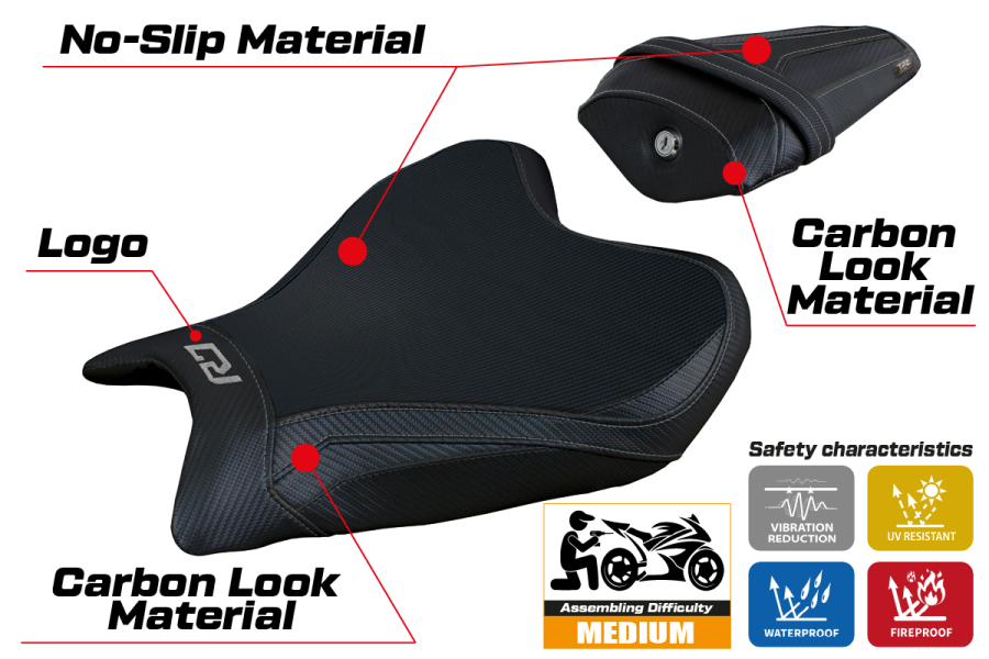 Housse de selle compatible Yamaha R7 (21-22) modèle Thera