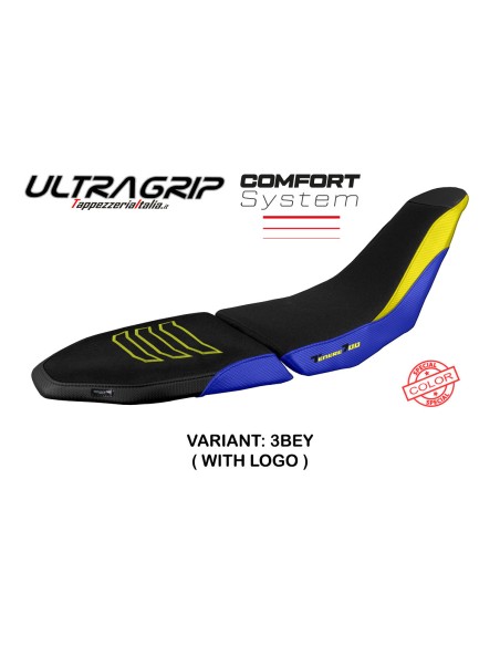 Funda de asiento compatible con Yamaha Tenere 700 Raid (2022) modelo Akita ultragrip comfort system