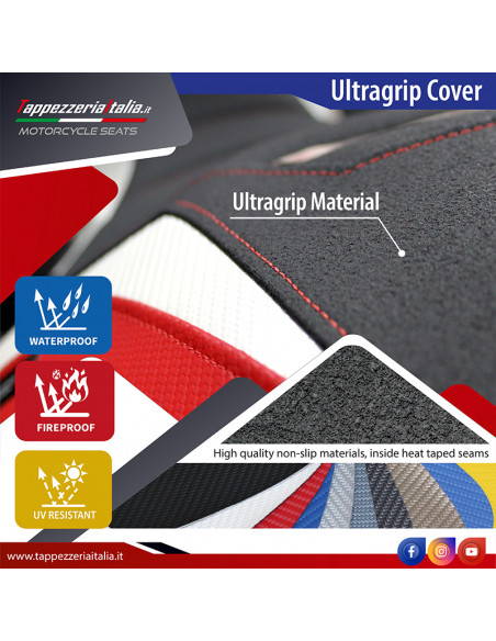 Rivestimento sella compatibile KTM 125 Duke (17-22) modello Mirje ultragrip