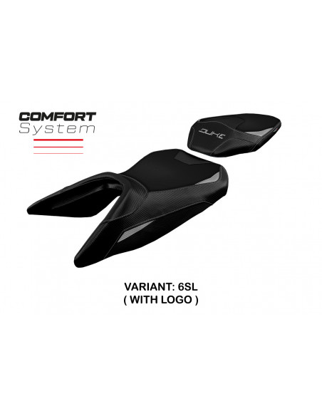 Housse de selle compatible KTM 125 Duke (17-22) modèle Mirje comfort system