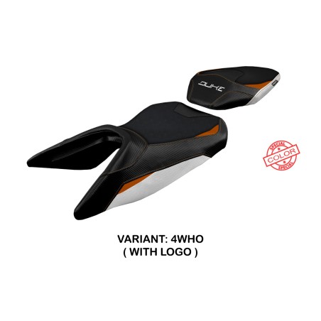 Housse de selle compatible KTM 250 Duke (17-22) modèle Neum