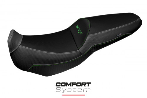 Funda de asiento compatible con Kawasaki Versys 250 - 300 (17-22) modelo Mira comfort system