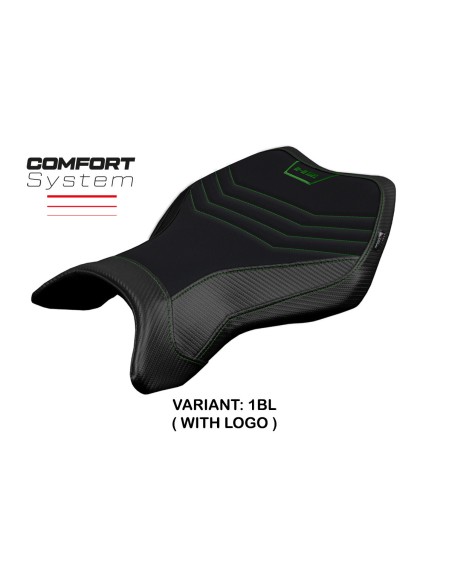 Funda de asiento compatible Kawasaki Ninja H2 R (15-22) modelo MadMax Comfort System