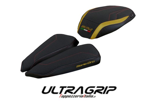 Funda de asiento compatible MV Agusta Brutale 1000 RR (20-22) modelo Adai ultragrip