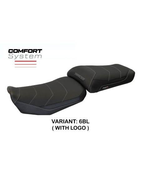Funda de asiento compatible con Yamaha Tracer 900 (15-17) modelo Rapallo 1 comfort system