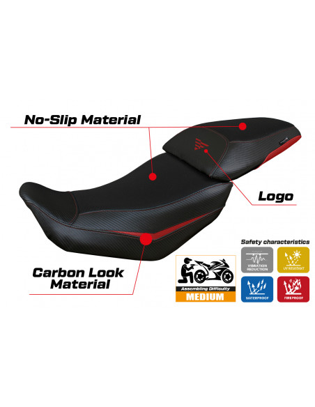 Housse de selle compatible Voge Valico 500 DS/DSX (20-22) modèle Suining