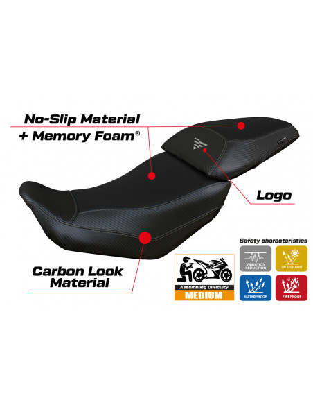 Seat cover compatible Voge Valico 500 DS/DSX (20-22) Suining Comfort System model