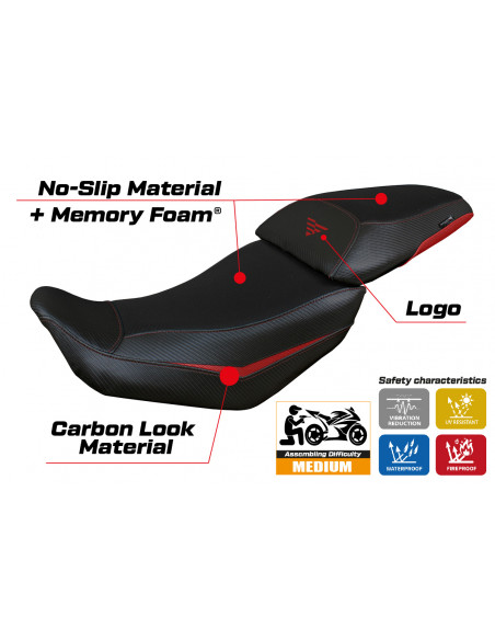 Seat cover compatible Voge Valico 500 DS/DSX (20-22) Suining Comfort System model