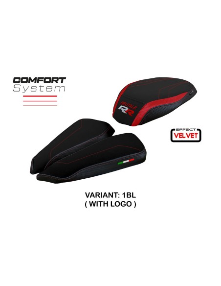 Seat cover compatible MV Agusta Brutale 1000 RR (20-22) Meilan velvet comfort system model