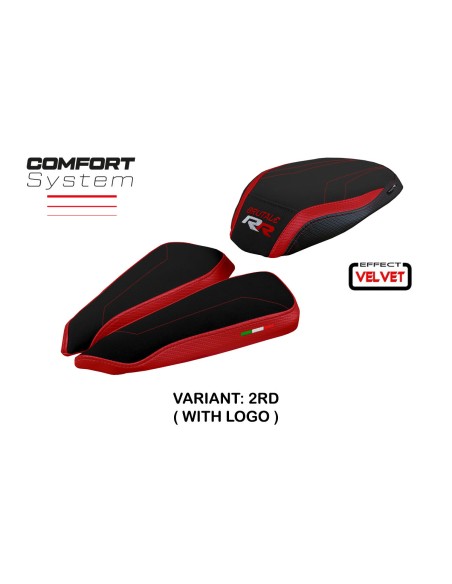 Rivestimento sella compatibile MV Agusta Brutale 1000 RR (20-22) modello Meilan velvet comfort system