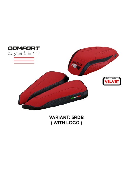 Seat cover compatible MV Agusta Brutale 1000 RR (20-22) Meilan velvet comfort system model