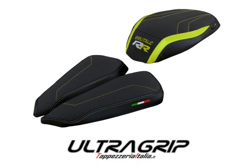 Housse de selle compatible avec MV Agusta Brutale 1000 RR (20-22) modèle Meilan ultragrip