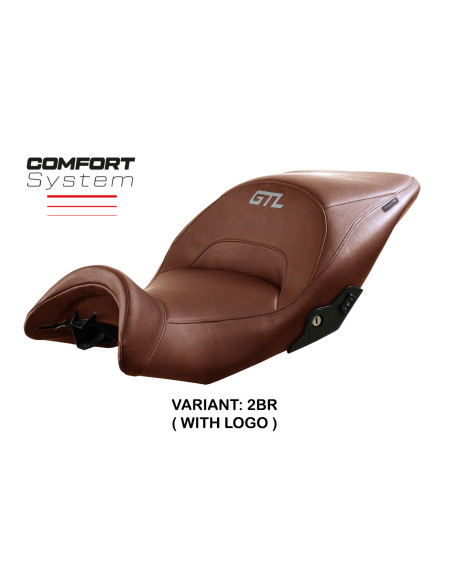 Funda de asiento compatible BMW K 1600 GTL (10-22) modelo Lithia comfort system