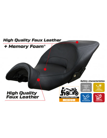 Seat cover compatible BMW K 1600 GTL (10-22) Lithia comfort system model