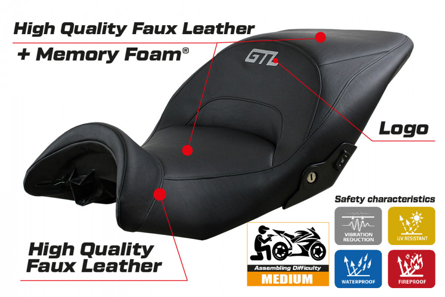 Sitzbezug kompatibel BMW K 1600 GTL (10-22) Modell Lithia comfort system