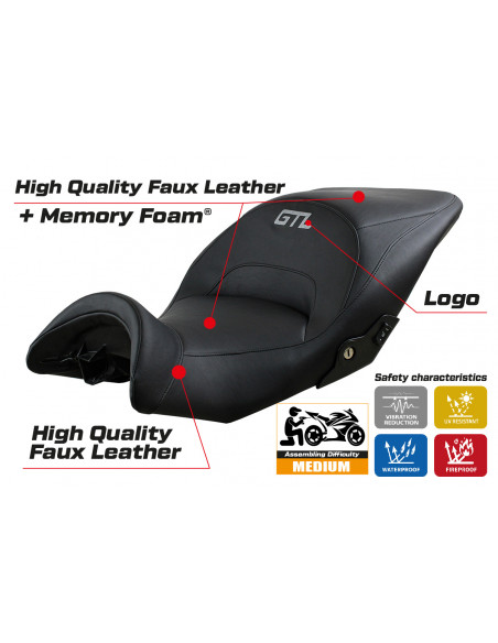 Seat cover compatible BMW K 1600 GTL (10-22) Lithia comfort system model