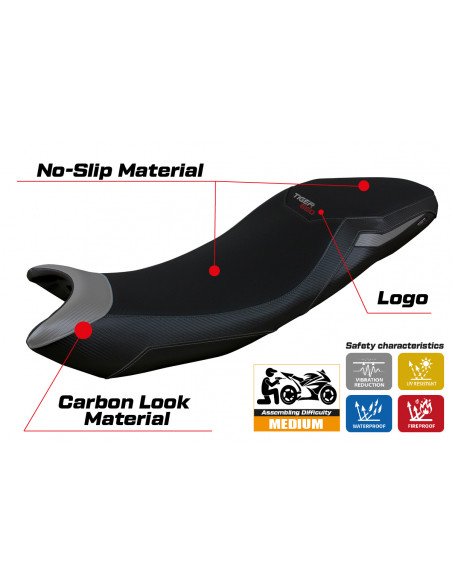 Seat cover compatible Triumph Tiger 660 (21-22) Derry model