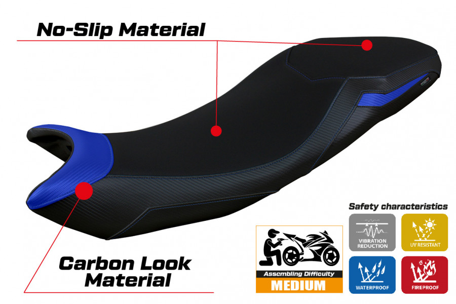 Rivestimento sella compatibile Triumph Tiger 660 (21-22) modello Derry
