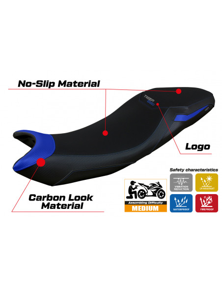 Seat cover compatible Triumph Tiger 660 (21-22) Derry model