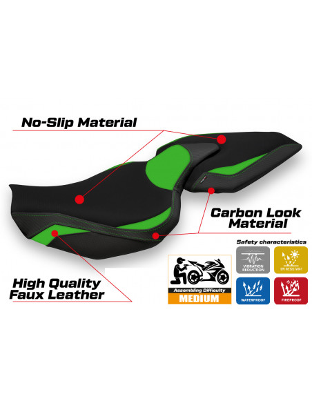 Seat cover compatible Kawasaki Z 1000 (14-20) Mellby 1 model