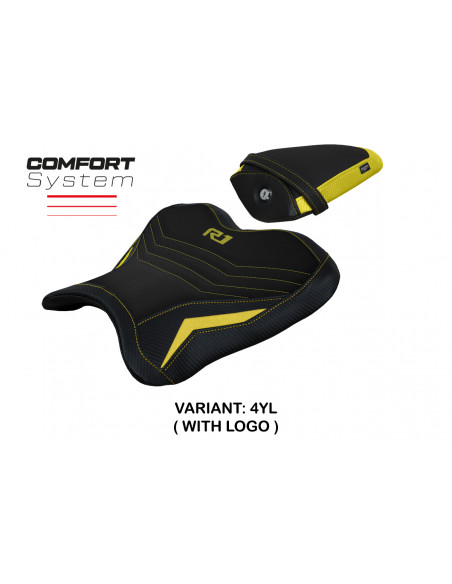 Funda de asiento compatible con Yamaha R1 (15-22) modelo Kagran comfort system