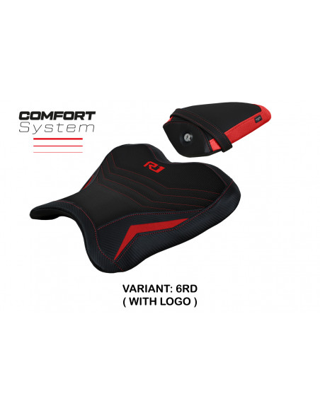 Funda de asiento compatible con Yamaha R1 (15-22) modelo Kagran comfort system