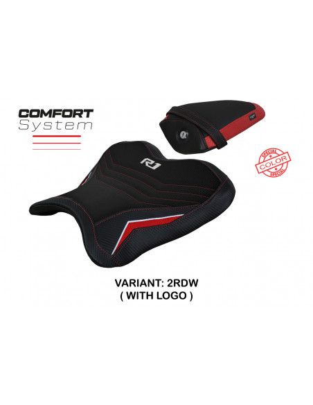 Funda de asiento compatible con Yamaha R1 (15-22) modelo Kagran special color comfort system