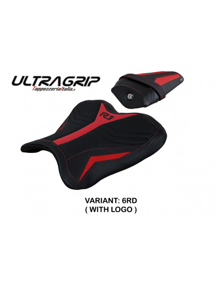 Funda de asiento compatible con Yamaha R1 (15-22) modelo Kagran ultragrip