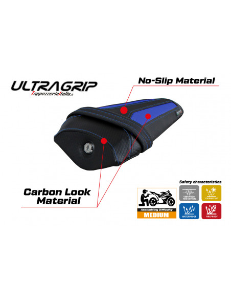 Passenger seat cover compatible Yamaha R1M (15-22) Neubau ultragrip model