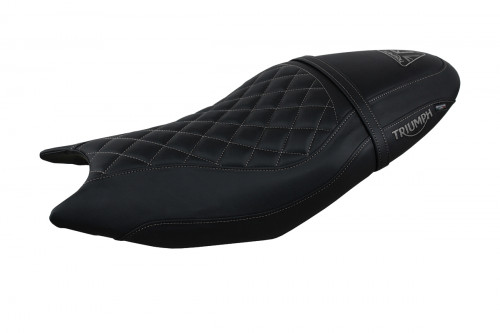 Housse de selle compatible Triumph Trident 660 (21-22) modèle Sihlar