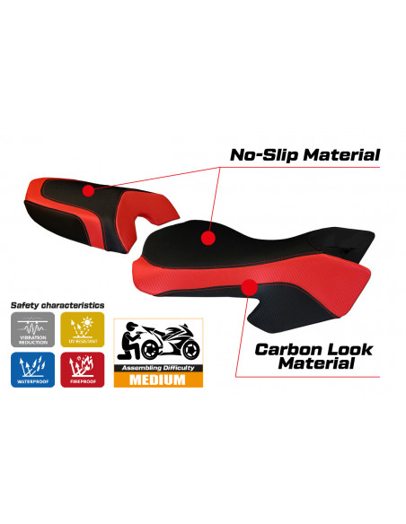 Sitzbezug kompatibel Ducati Multistrada 620/1000/1100 (03-09) Modell Sciacca Color