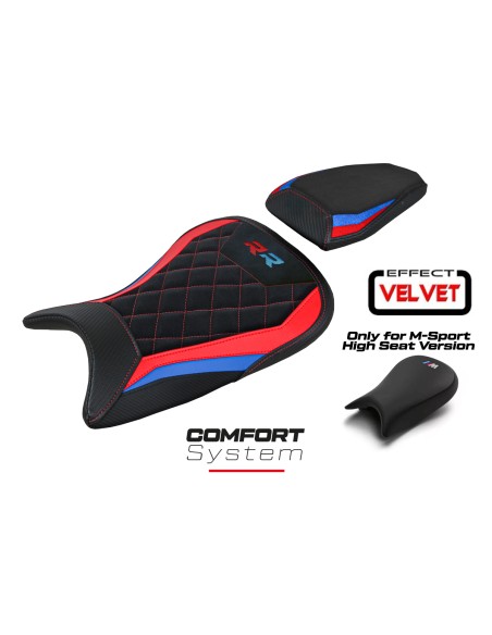 Rivestimento sella compatibile BMW S 1000 RR (19-23) modello Waal Velvet Comfort System