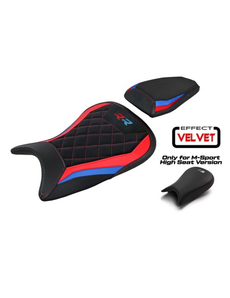 Funda de asiento compatible BMW S 1000 RR (19-23) modelo Waal Velvet
