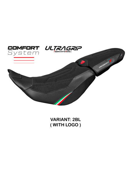 Housse de selle compatible Ducati Desert-X (2022) modèle Thar Trico ultragrip comfort system