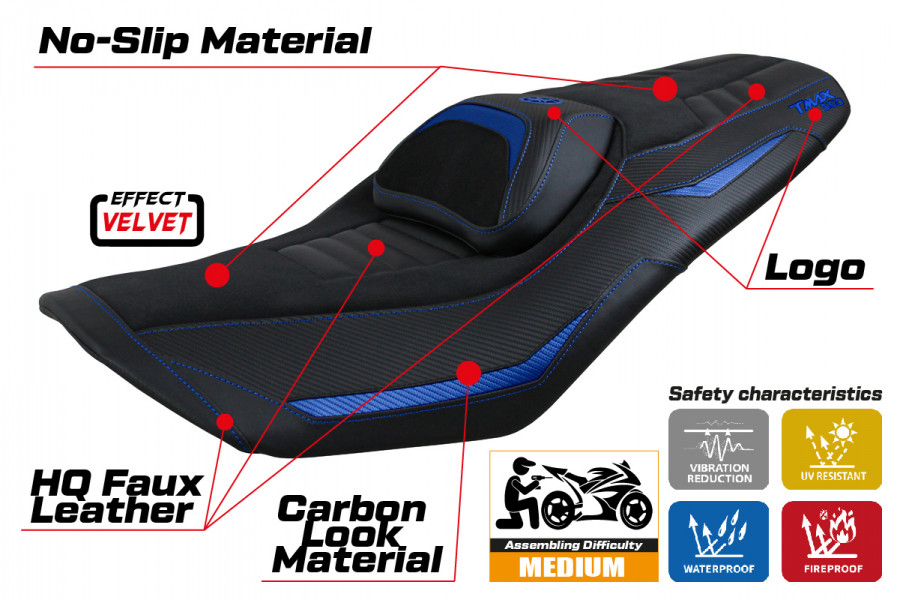 Sitzbezug kompatibel Yamaha T-Max 560 (2022) Modell Kiko