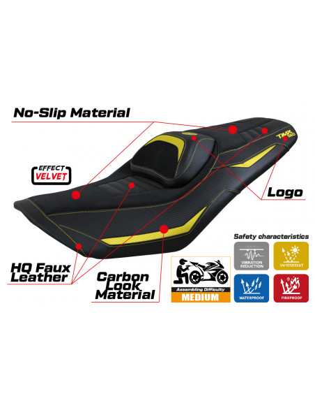 Housse de selle compatible Yamaha T-Max 560 (2022) modèle Kiko