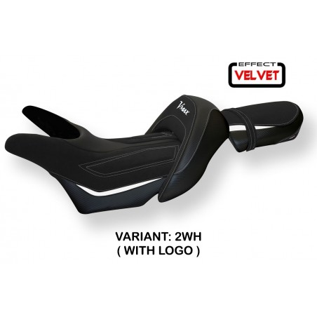 Housse de selle compatible Yamaha V-Max 1700 (08-17) modèle Odessa velvet