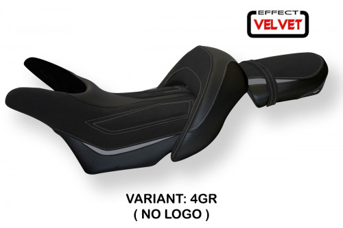 Funda de asiento compatible con Yamaha V-Max 1700 (08-17) modelo Odessa velvet 2