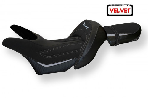Funda de asiento compatible con Yamaha V-Max 1700 (08-17) modelo Odessa velvet