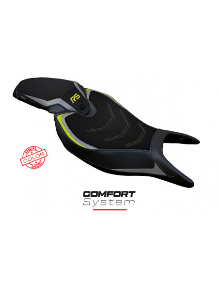 Housse de selle compatible Triumph Speed Triple 1200 RS (2022) modèle Senna Special Color Comfort System
