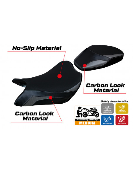 Sitzbezug kompatibel Suzuki GSX S 1000 GT (21-22) Modell Loei