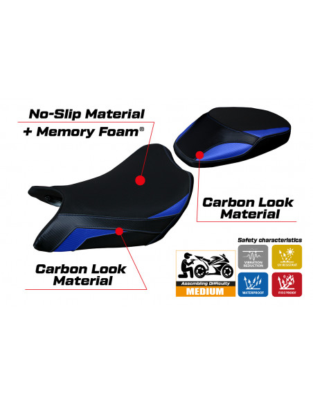 Seat cover compatible Suzuki GSX S 1000 GT (21-22) Loei Comfort System model