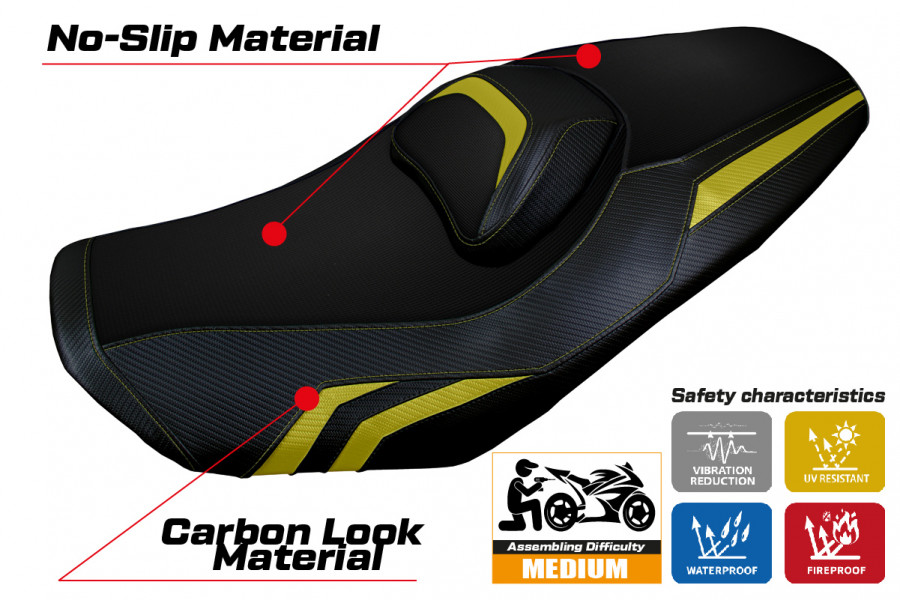Housse de selle compatible Yamaha T-Max 560 (2022) modèle Kira