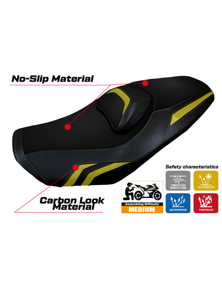 Housse de selle compatible Yamaha T-Max 560 (2022) modèle Kira